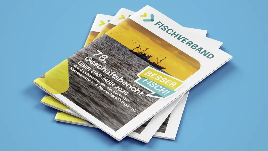 Cover des Geschäftsbericht vom Fischverband
